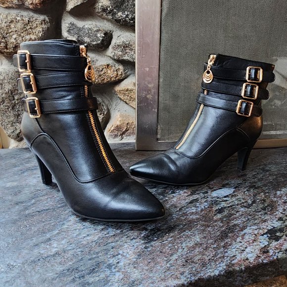 NWOT IDIFU Buckle Strap Ankle Booties Size 10 - Picture 15 of 16